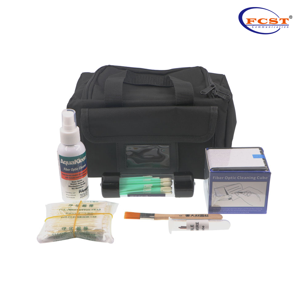 FCST210116 Optical Fusion Splicer Cleaning Kit Splicer V-Groove Cleaning Kit