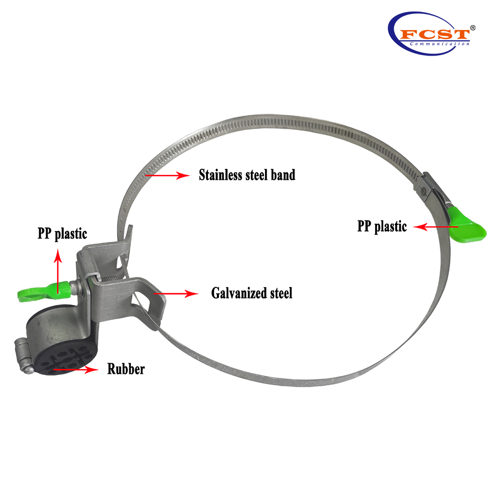 NF-1651 FTTH Optical Drop Cable Suspension Clamp