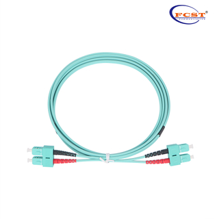 SCUPC-SCUPC Duplex OM3 MM 2m PVC 2.0mm Fiber Optic Patch Cable