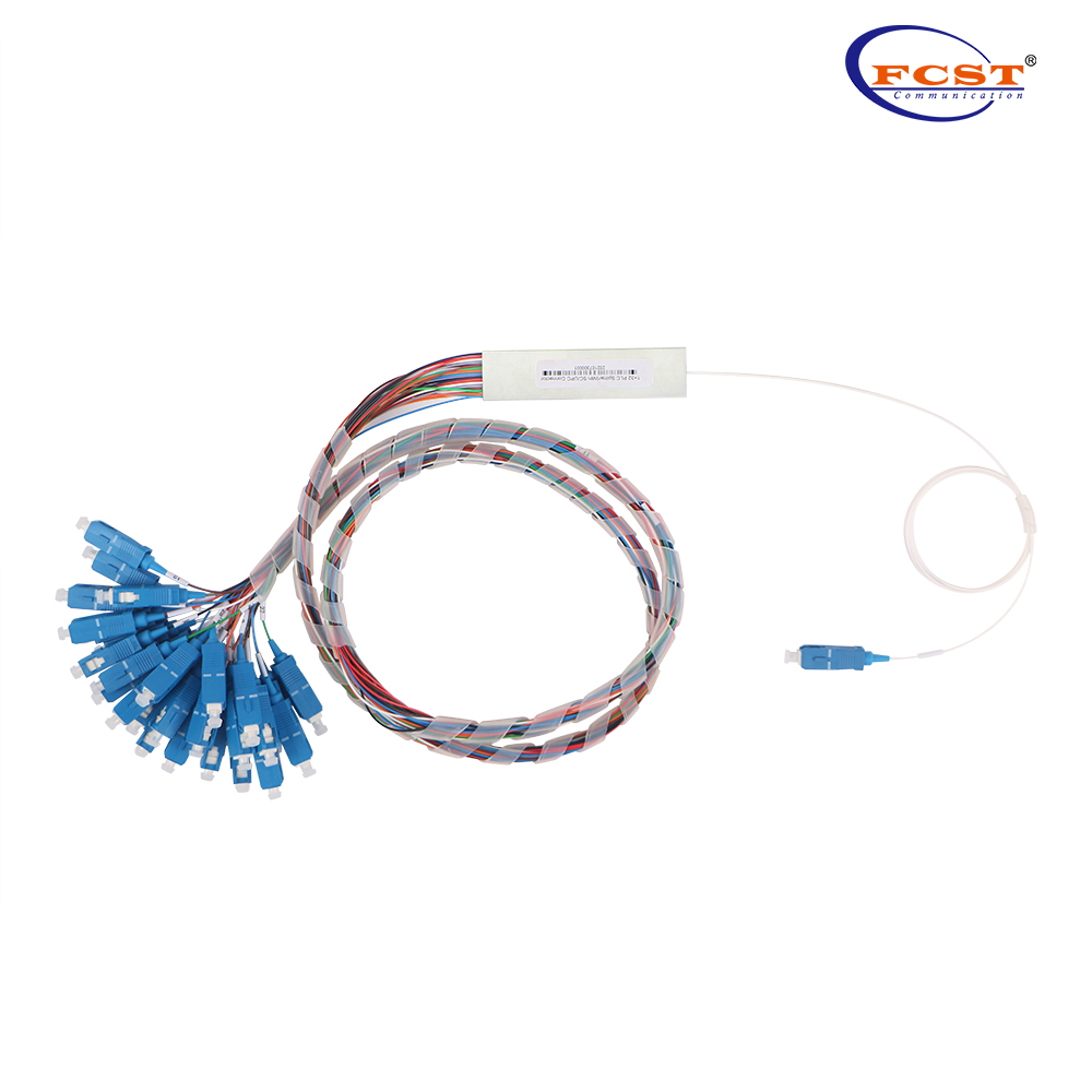 1*32 Steel Tube Type PLC Splitter With SC/PC Connector