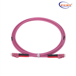 LCUPC-LCUPC Duplex OM4 2m LSZH 2.0mm Fiber Optic Patch Cable